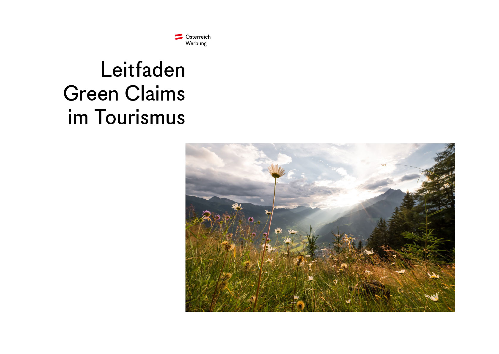 Cover Leitfaden Green Claims im Tourismus